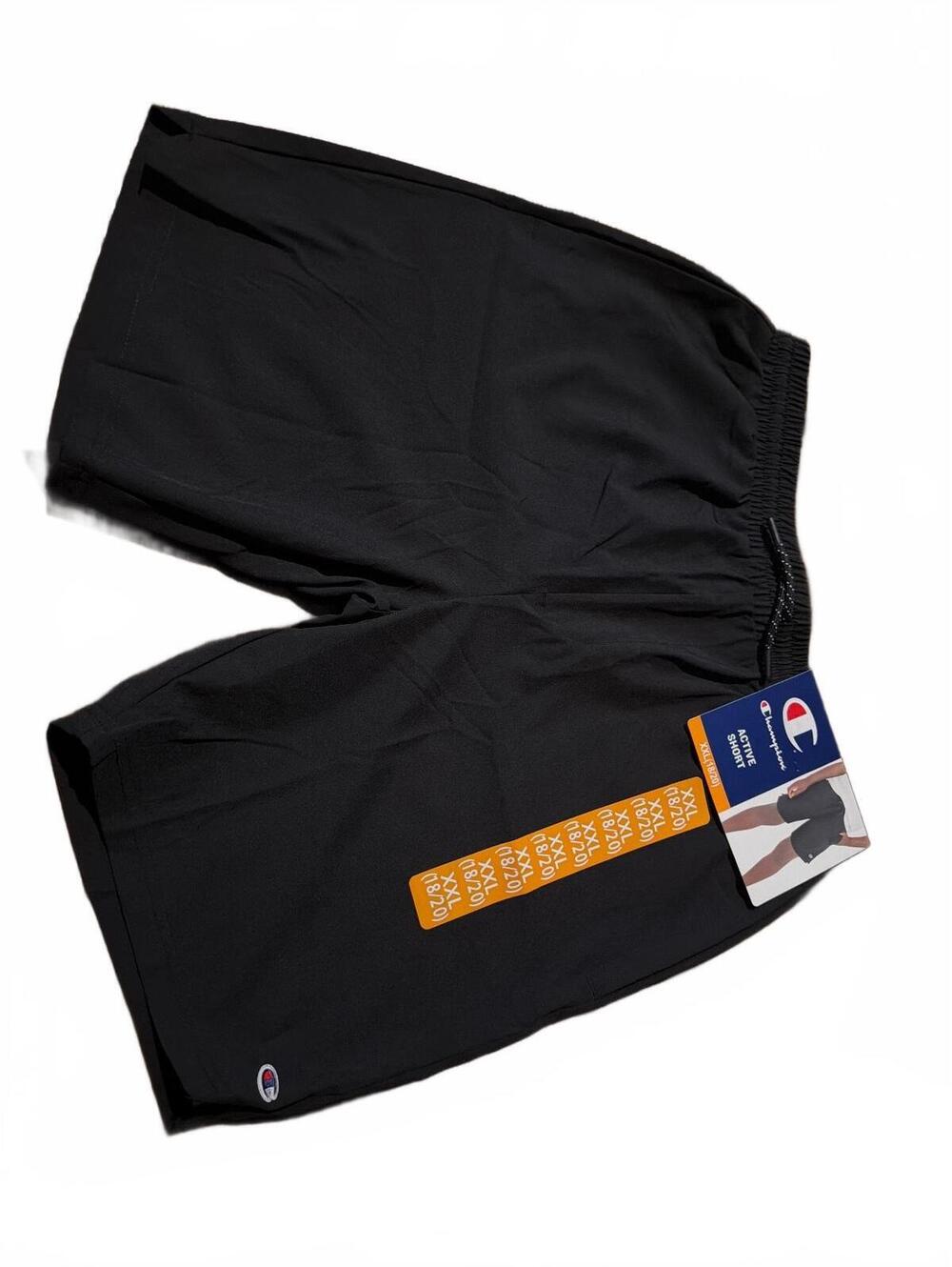 Champion Active Shorts XXL Black Athletic Casual Wear